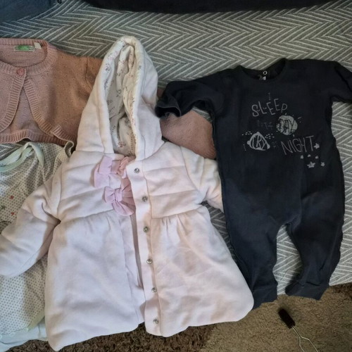 Clothes for girls 1-3 months used