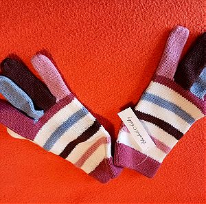 Γάντια Elisabeth Ashley με ζεστά χρώματα