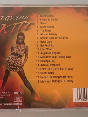 Eartha Kitt 18 sizzling tracks αυθεντικό CD album μεταχειρισμένο