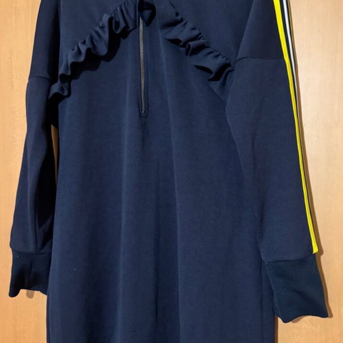 Athletic sweatshirt dress like new, blue, size M