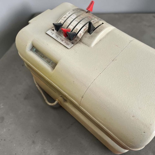 Electric Motor like new, vintage 1950s date stamping machine