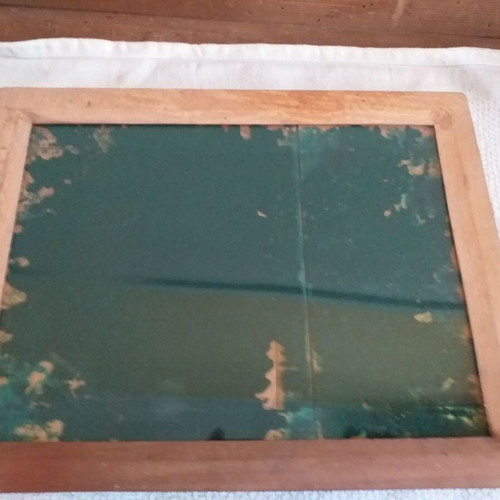 Zeiss Ikon 37mm filter and wooden photographic plate frame used