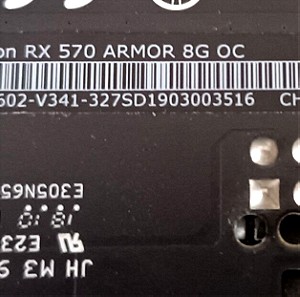 Radeon RX 570 ARMOR 8GB OC διαβάστε περιγραφή