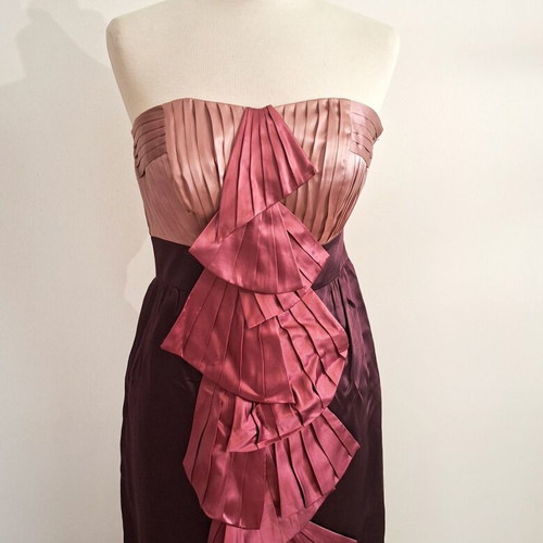 Monsoon official dress new, size S, pink, fuchsia, damask