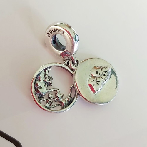 Pandora s925 Ale Lion King charm used, green and silver