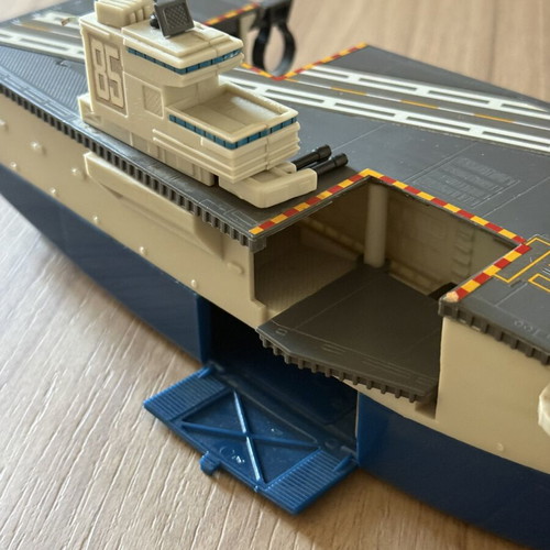 Vintage Micro Machines Aircraft Carrier like new, 27 cm