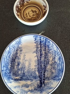 Handmade ceramics by Giota Ntizou used