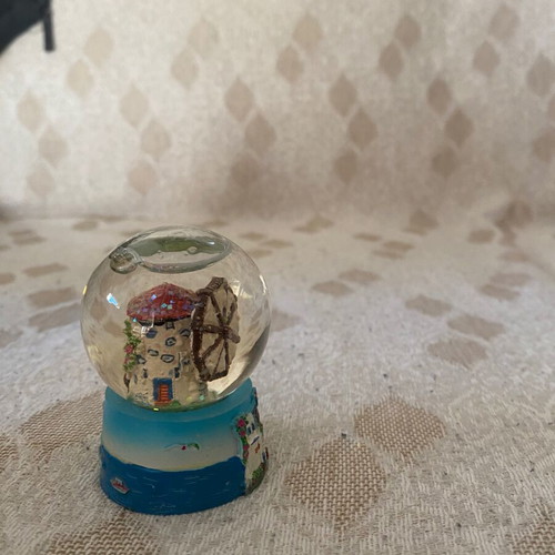 Water ball with windmill used with rhinestones