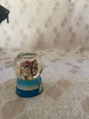 Water ball with windmill used with rhinestones