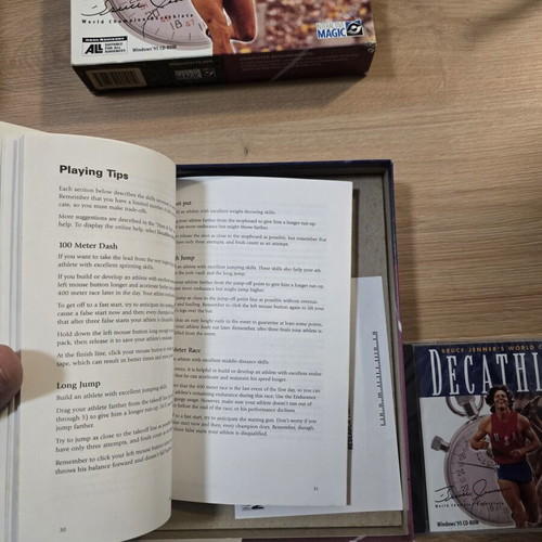 Bruce Jenner's World Class Decathlon PC Big Box like new