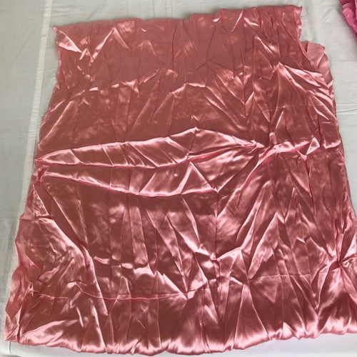Satin fabric scraps set new in various colors