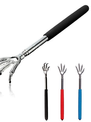 Telescopic Back Scratcher new, steel and rubber