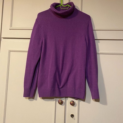 Purple women's turtleneck sweater Zara like new, size M-L