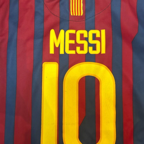 Barcelona Messi #10 replica jersey used season 11/12