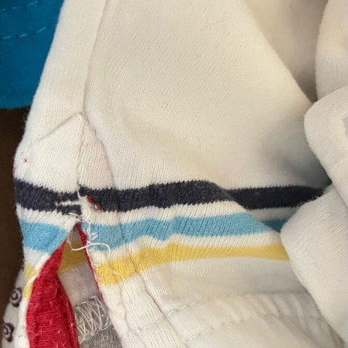 Tu Boys' Striped Polo Shirt Used, Size 7 Years