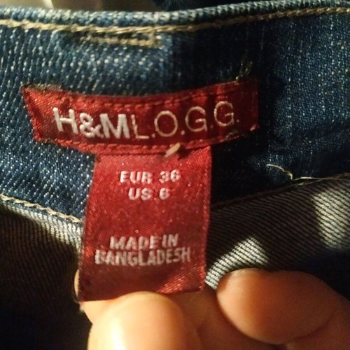 H&M denim jeans new, size M/L