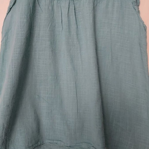 Vergi blouse with ruffles new, green