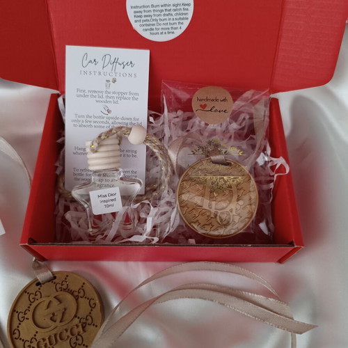 Luxury Gift Set Inspired Designer Aromatic Tablet and Car Diffuser