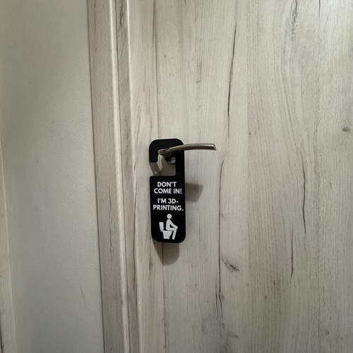 Bathroom door decoration new