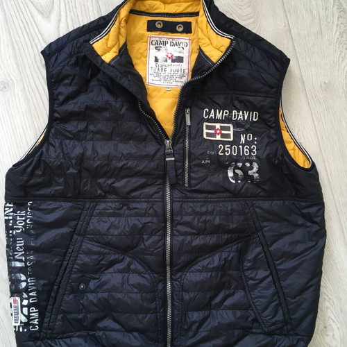 Camp David men's vest size 3XL used, blue