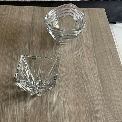 Rogaska Crystal and Lead Crystal Bowl Set of 2 New