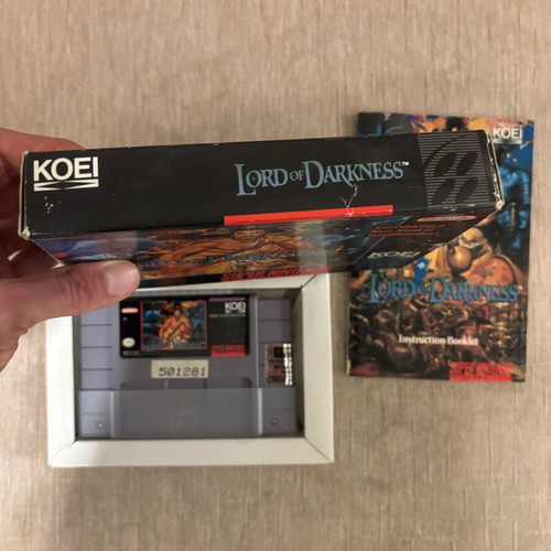 Lord of Darkness Super Nintendo SNES American used complete