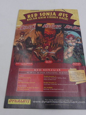 Red Sonja #14 used comic book