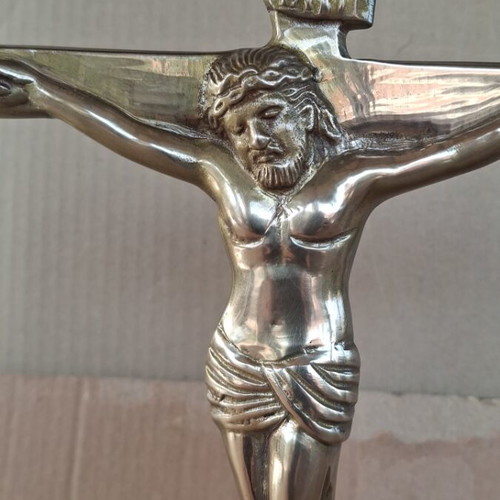 Crucifix Candle Holder like new, 15 cm height