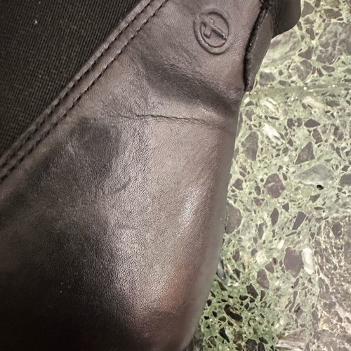 Tamaris ankle boots used, black, size 39, 5 cm heel