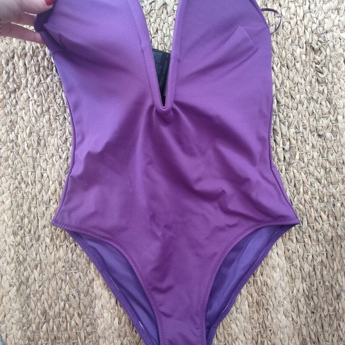 Zara purple one-piece swimsuit like new, size S
