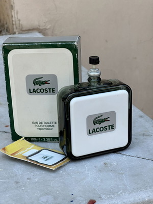 Lacoste Eau de Toilette Pour Homme 100ml vintage, used, with box