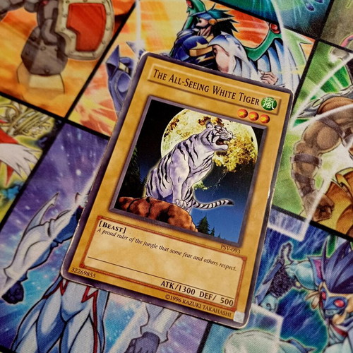 The All-Seeing White Tiger Yu-Gi-Oh! card PSV/Unlimited