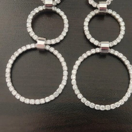 Silver earrings like new