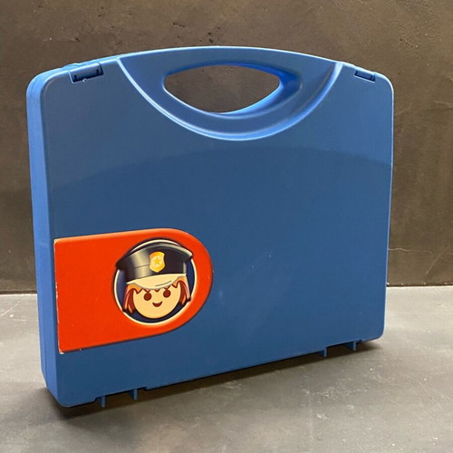 Playmobil case like new, blue color