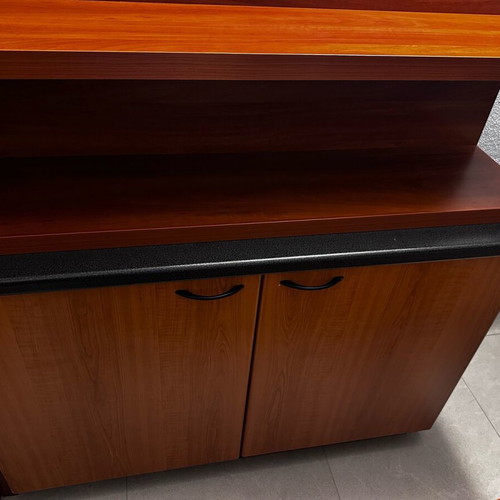 Furniture with bench and used shelves one single and one double