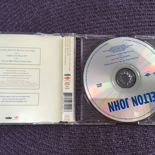 Loving Memory of Diana Princess CD used by Elton John