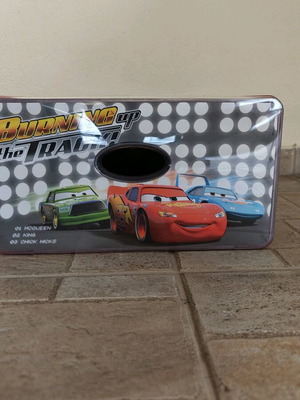 Disney McQueen Cars plastic storage box like new