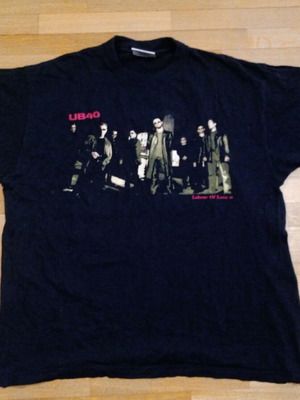 UB40 Labour Of Love III Vintage Shirt XL black like new