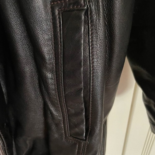 Leatherman men's leather jacket XL new, black