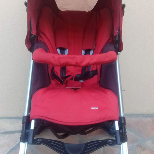 Baby stroller like new with adjustable backrest and accessories