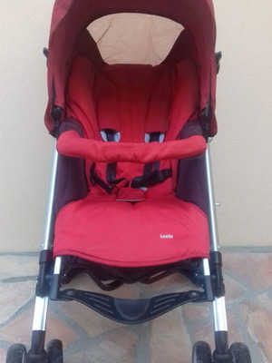 Baby stroller like new with adjustable backrest and accessories