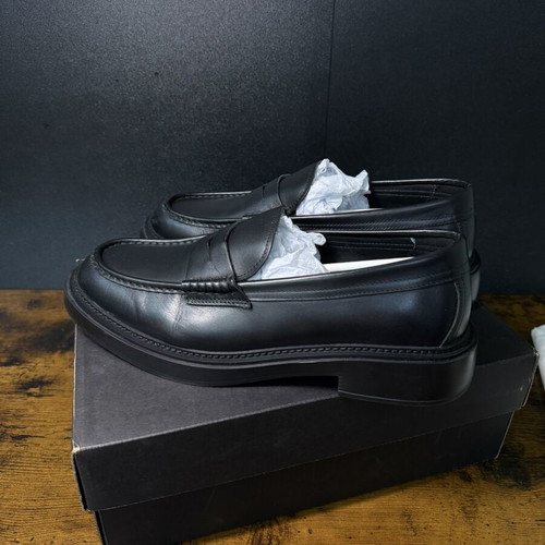 Massimo Dutti loafers, men's, size 44, black