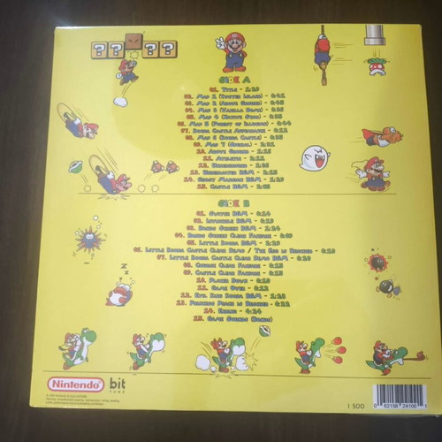 Super Mario World Yellow Vinyl LP original game soundtrack limited edition sealed