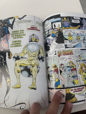 Marvel Infinity War comic book, Greek edition