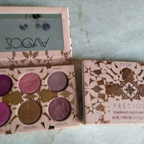 Zoeva precious eyeshadow palette used