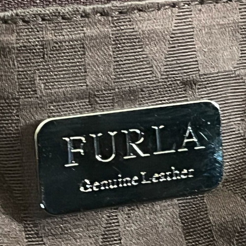 Furla travel bag like new brown with minor defect
