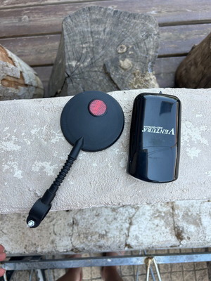 Bicycle light and mirror set