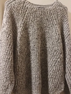 Μπλούζα γυναικεία M&S Collection σε 42 νούμερο σαν καινούργιο, άσπρη και γκρι