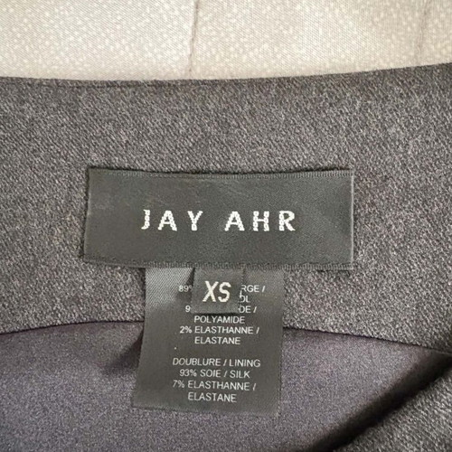 Jay Ahr Grey Wool and Silk Blend Sleeveless Sheath Dress like new, XS