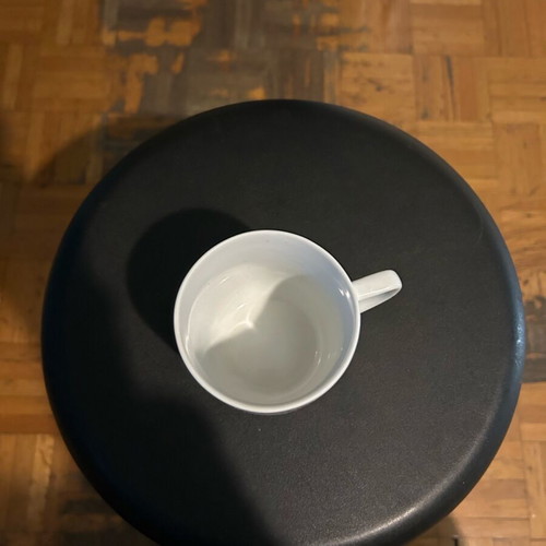 Coffee mug with Aquarius logo like new